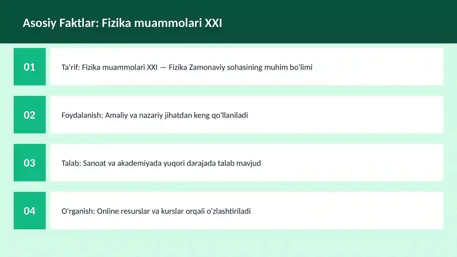 Fizika muammolari XXI 3