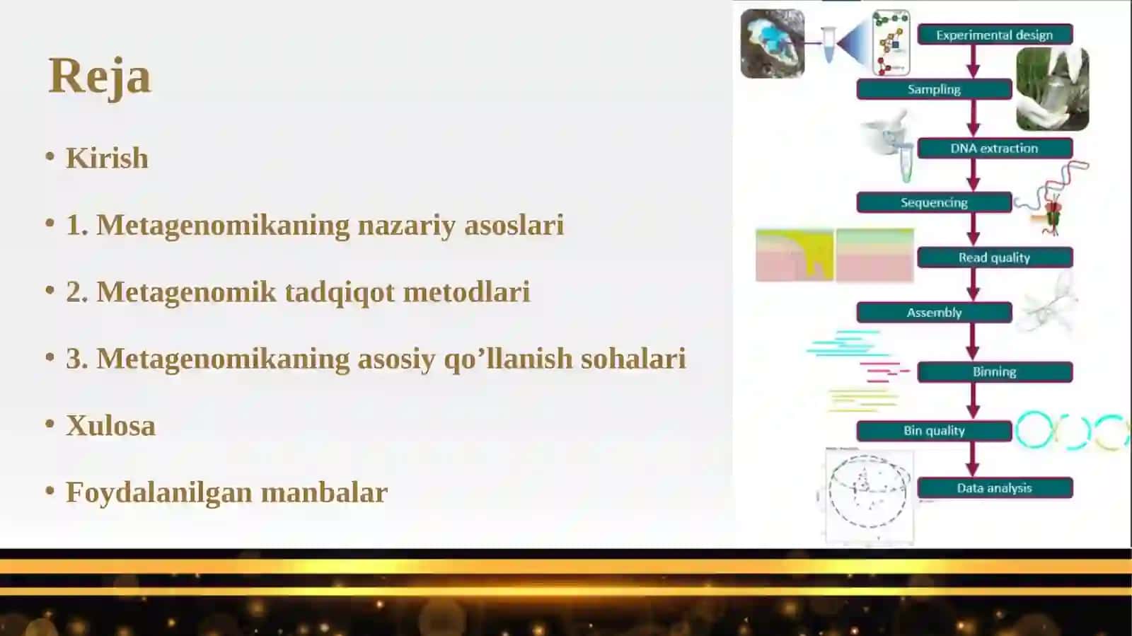 Metagenomikaning asosiy qo‘llanish sohalari 3