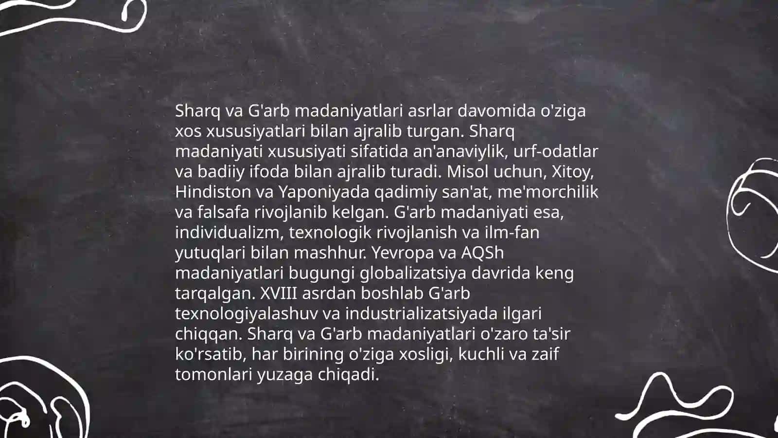 Sharq va G'arb muttafakirlari 3