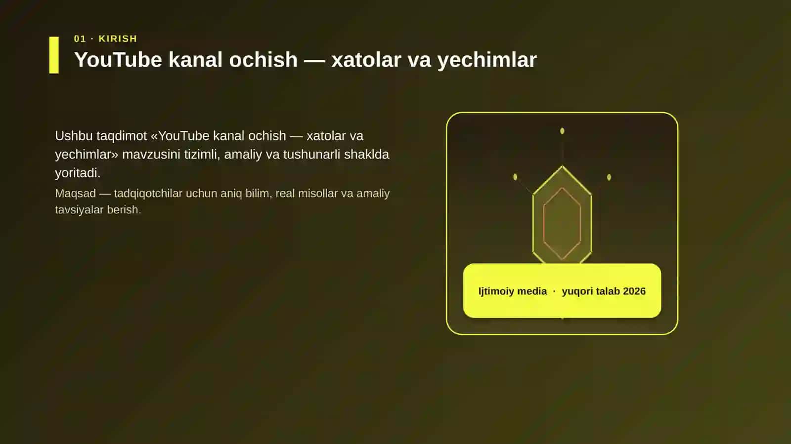YouTube kanal ochish — xatolar va yechimlar 3