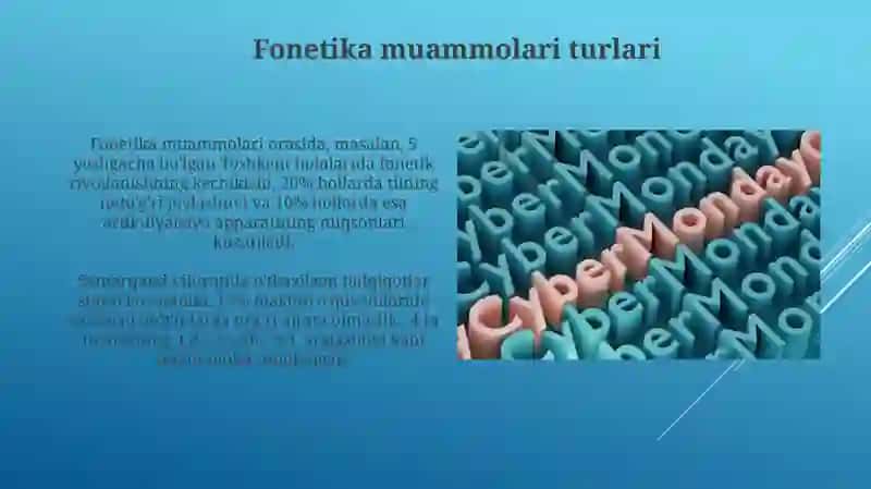 Fonetika masalalari 3