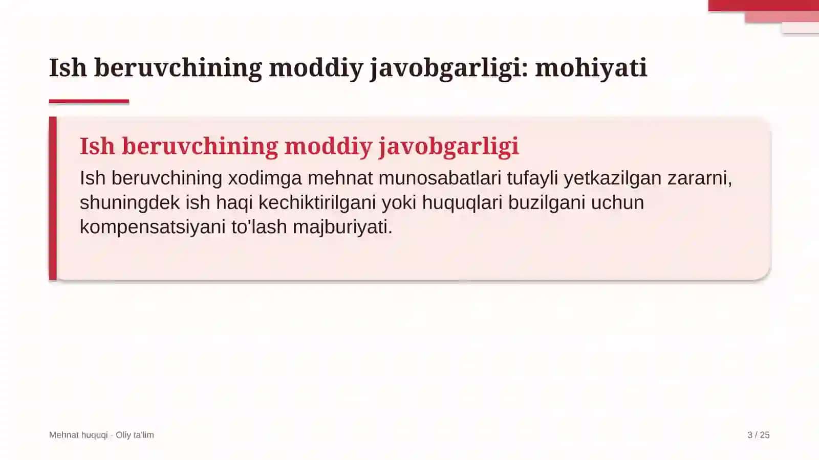 oziq ovqat sanoatida ish beruvchining moddiy javobgarligi 7379 3