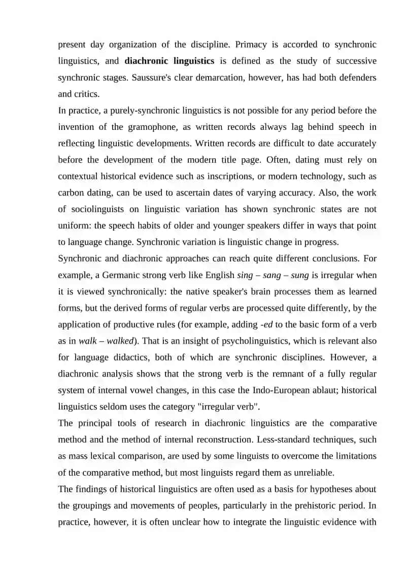 THE VOCABULARY OF THE HISTORICAL PERIOD OF THE STUDIED LANGUAGE 3