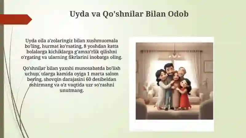 Kundalik odob-axloq qoidalari 3