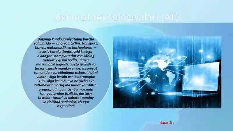 Axborottexnologiyalari(AT) 3