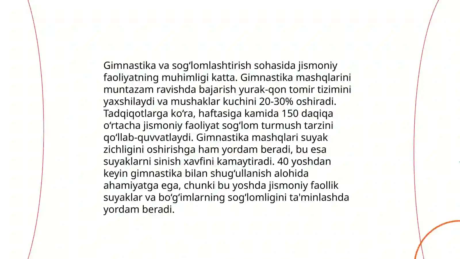 Gimnastikaning sog’lomlashtiruvchi turlari 3