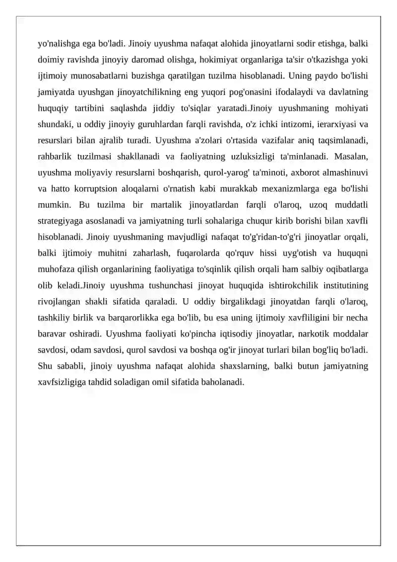 Jinoiy uyushma tashkil qilish 3