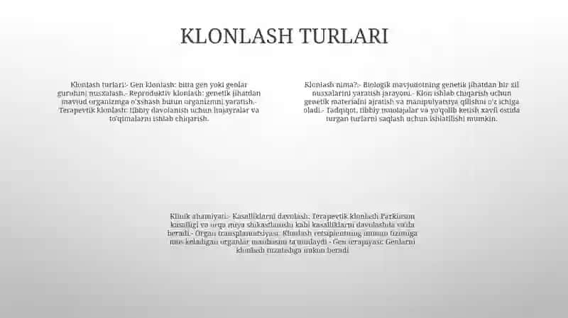 Klonlash asoslari 3