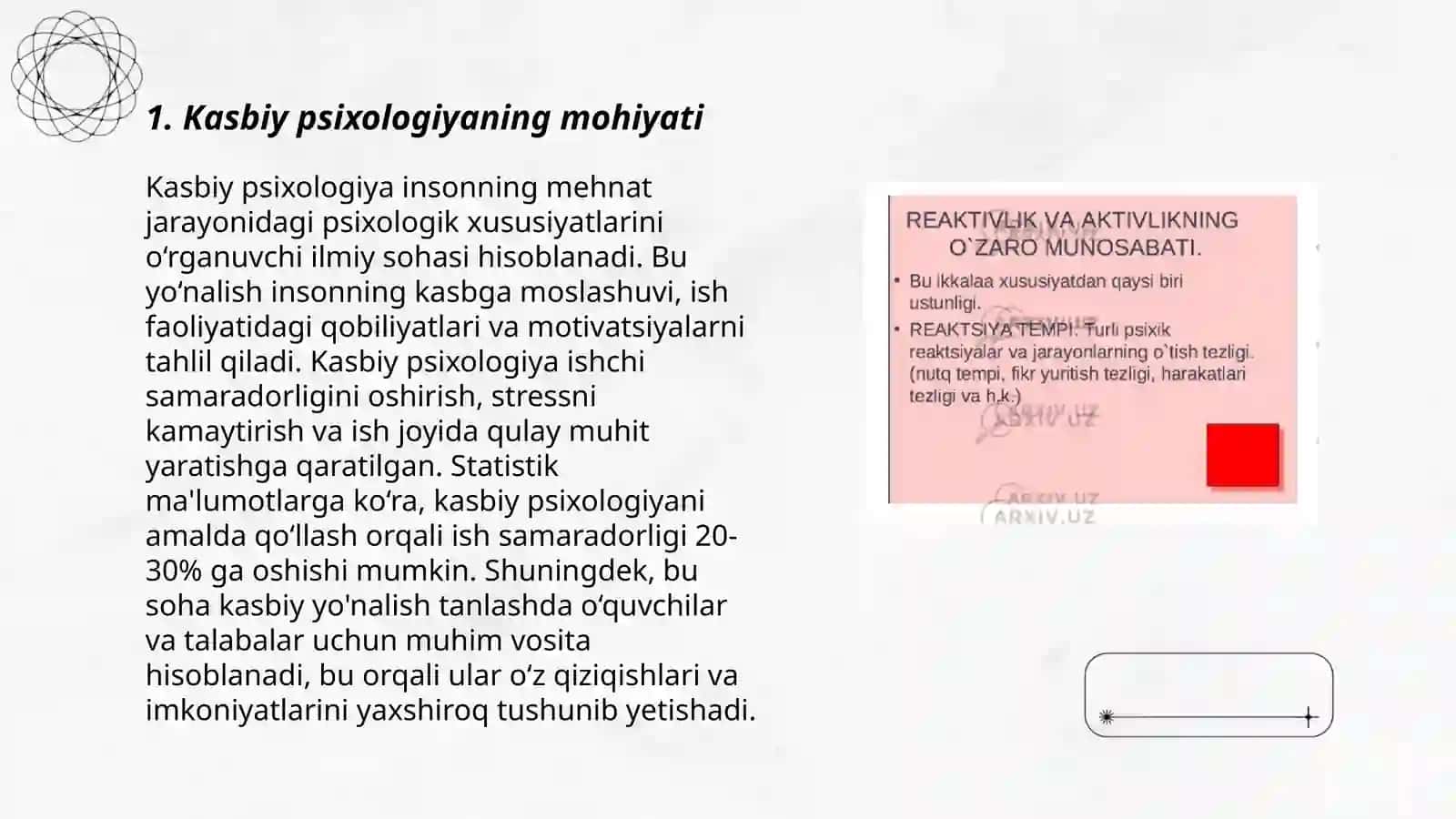 Kasbiy psixologiya, kasbda temperament oʻrni 3