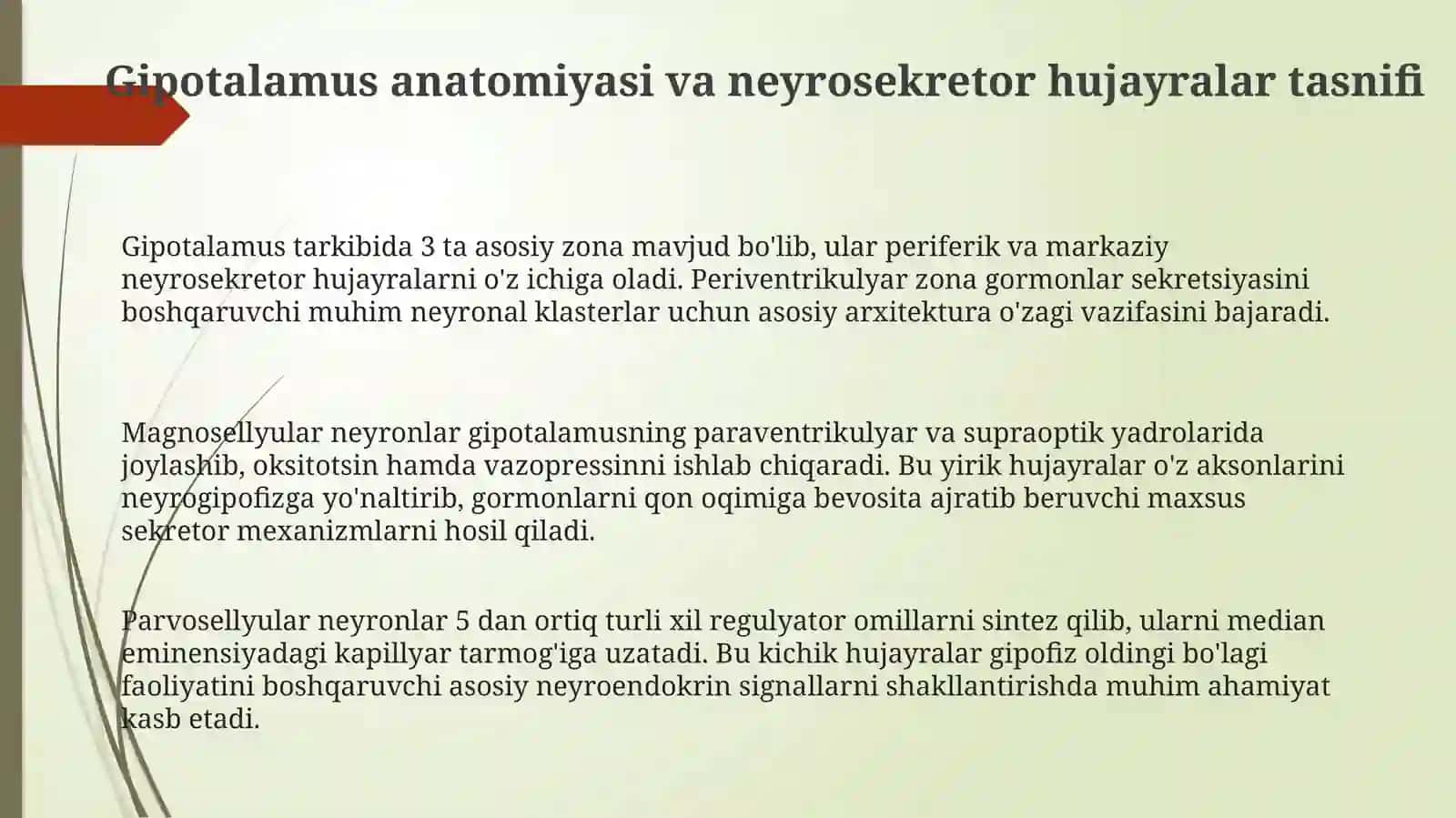 Gipotalamus neyrosekretsiyasi 3