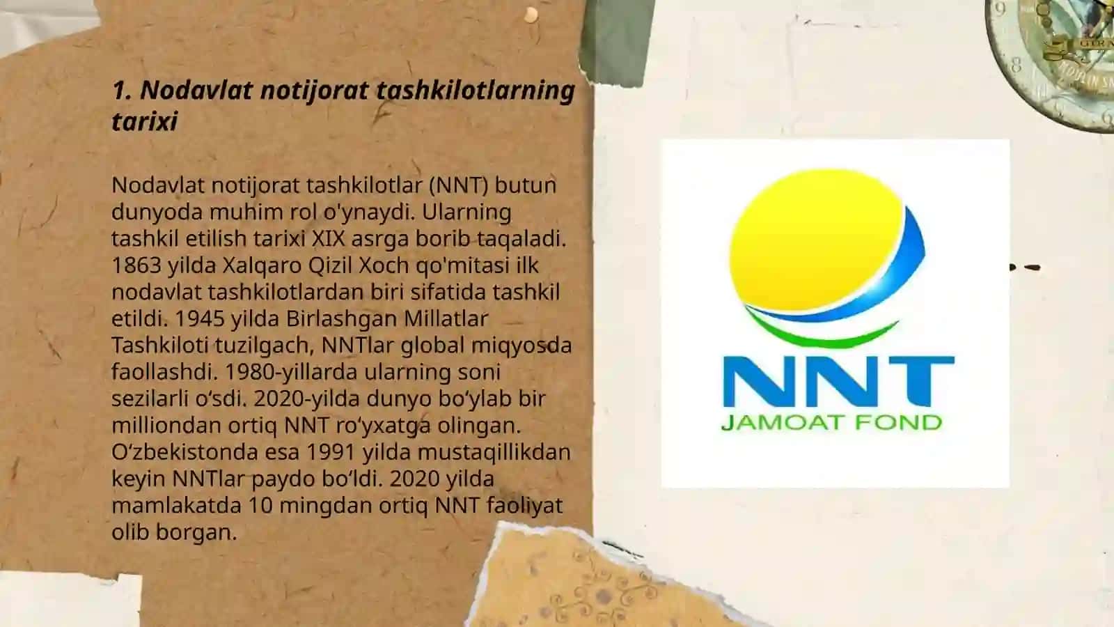 Nodavlat notijorat tashkilotlar tarixi 3