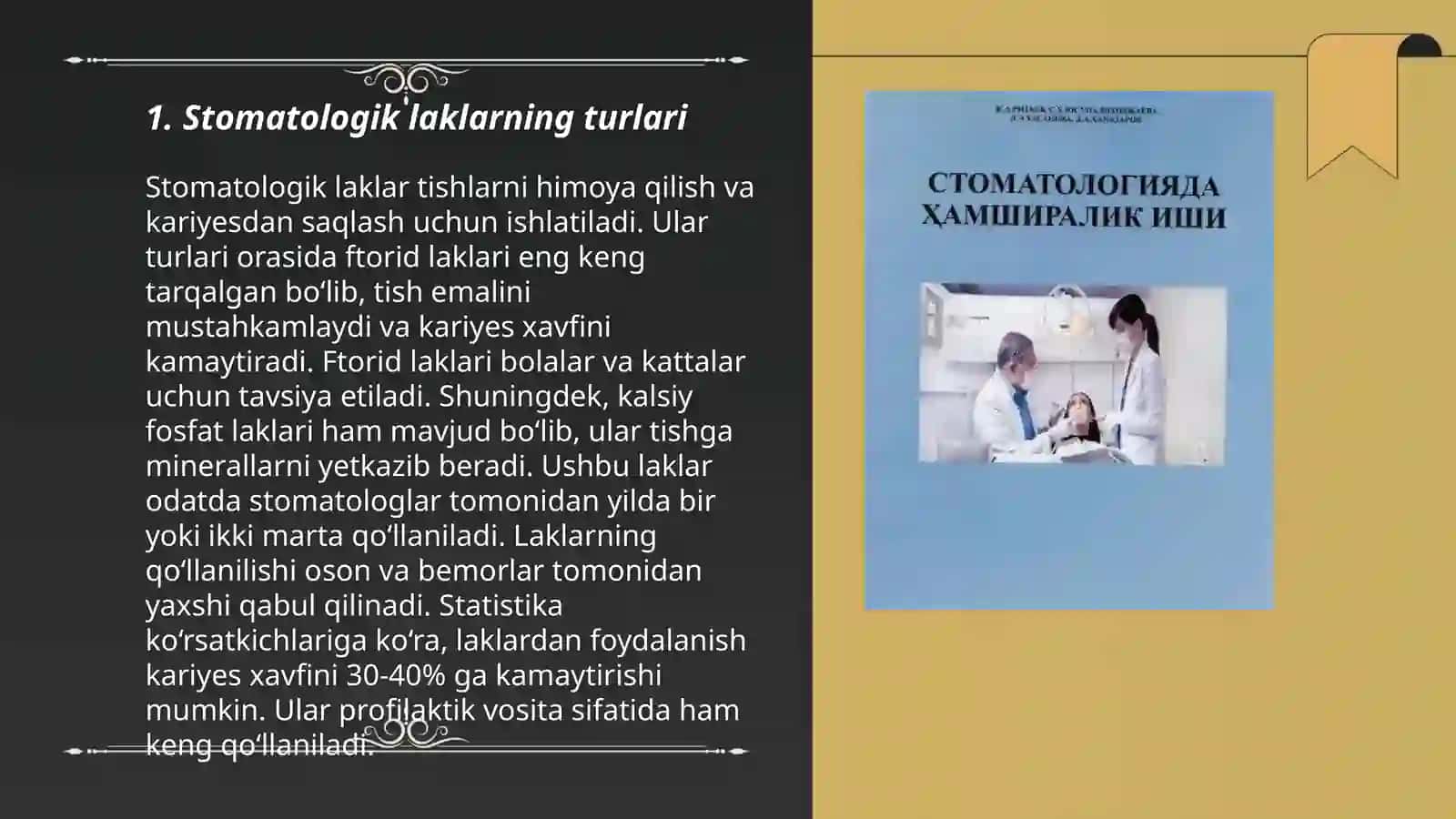 Stomatologiyada ishlatiluvchi laklar 3