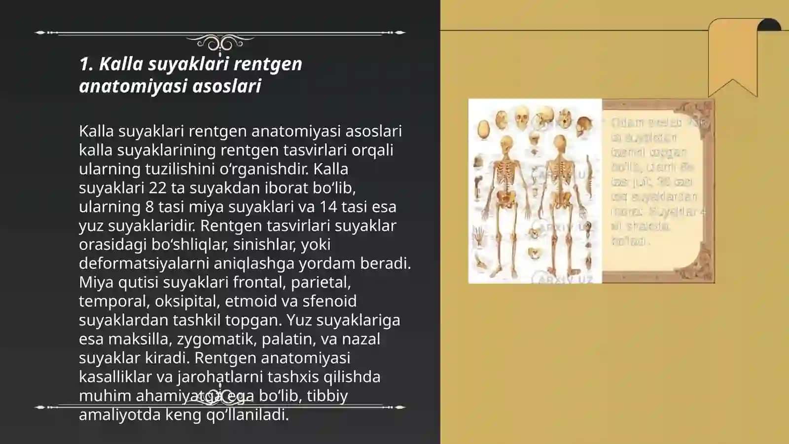 Kalla suyaklarining rentgenanatomiyasi 3