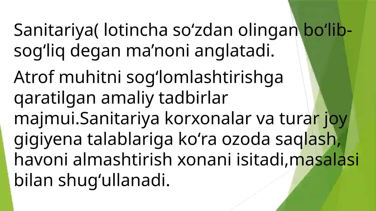 SHAXSIY VA UMUMIY GIGIENA 3