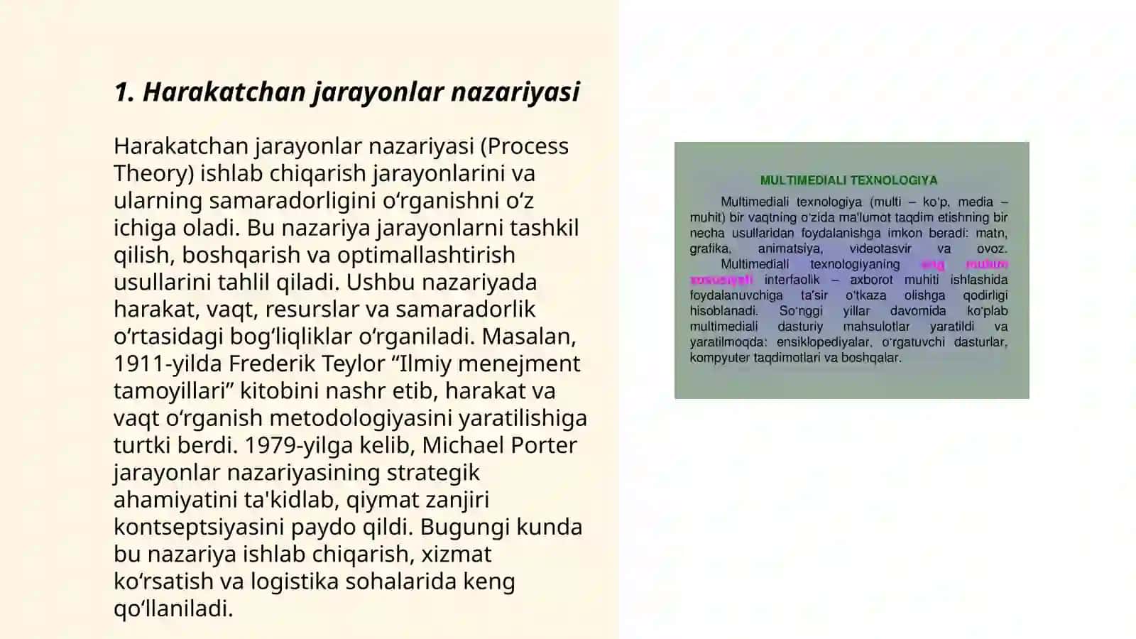 Harakatchan va qisqaruvchan jarayonlar 3