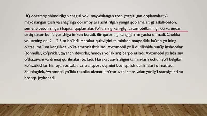 Yo’l poyi yon bag’irlarining turg’unligi 3