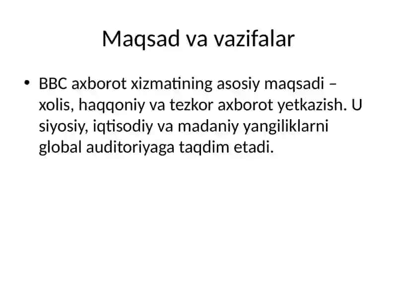 BBC Jahon Axborot Xizmati 3