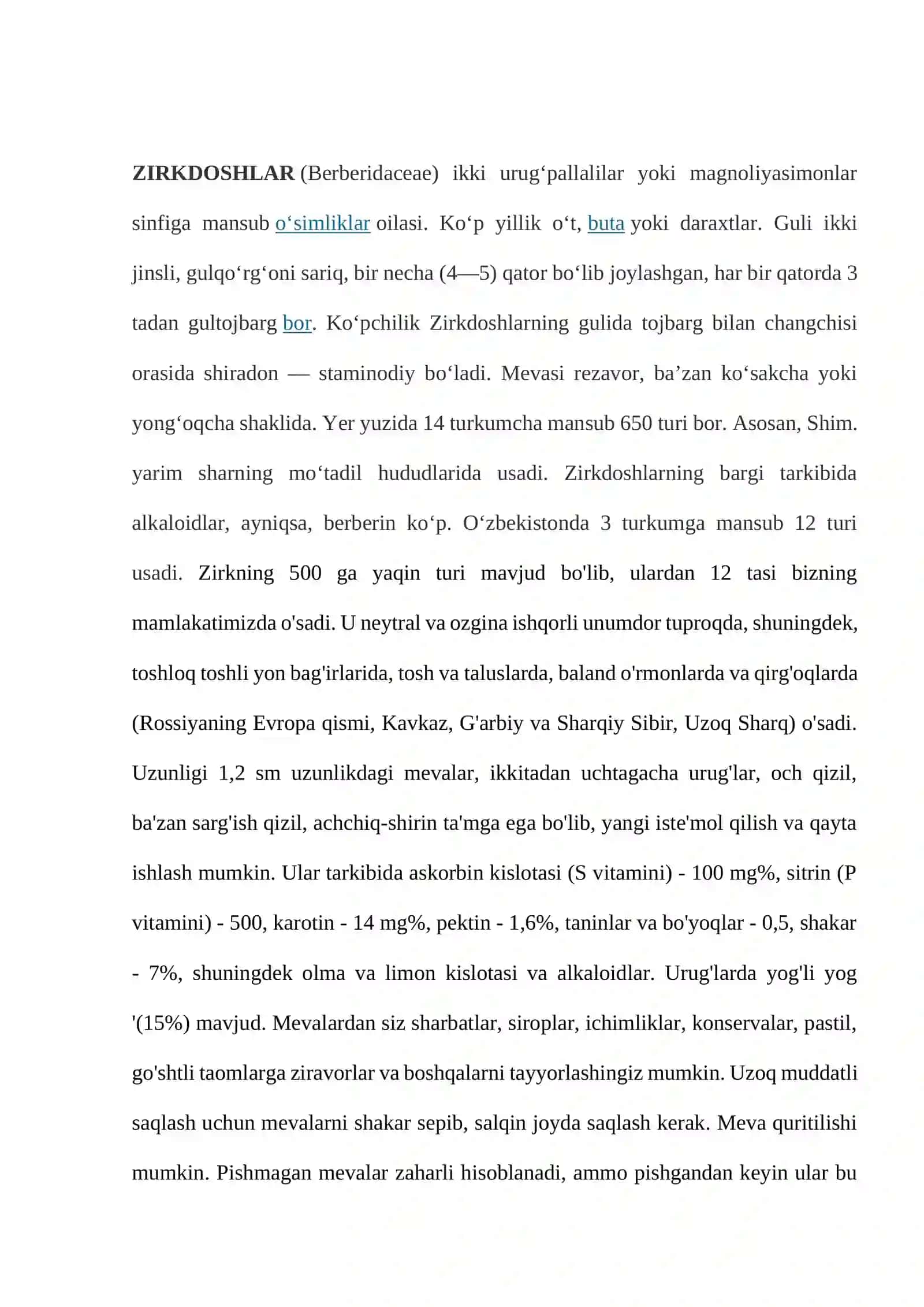 ZIRKDOSHLAR OILASI 3