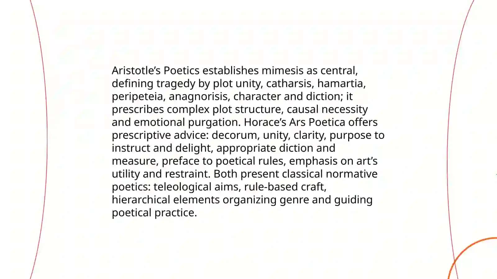 Normative, comparative-historical and theoretical poetics 3