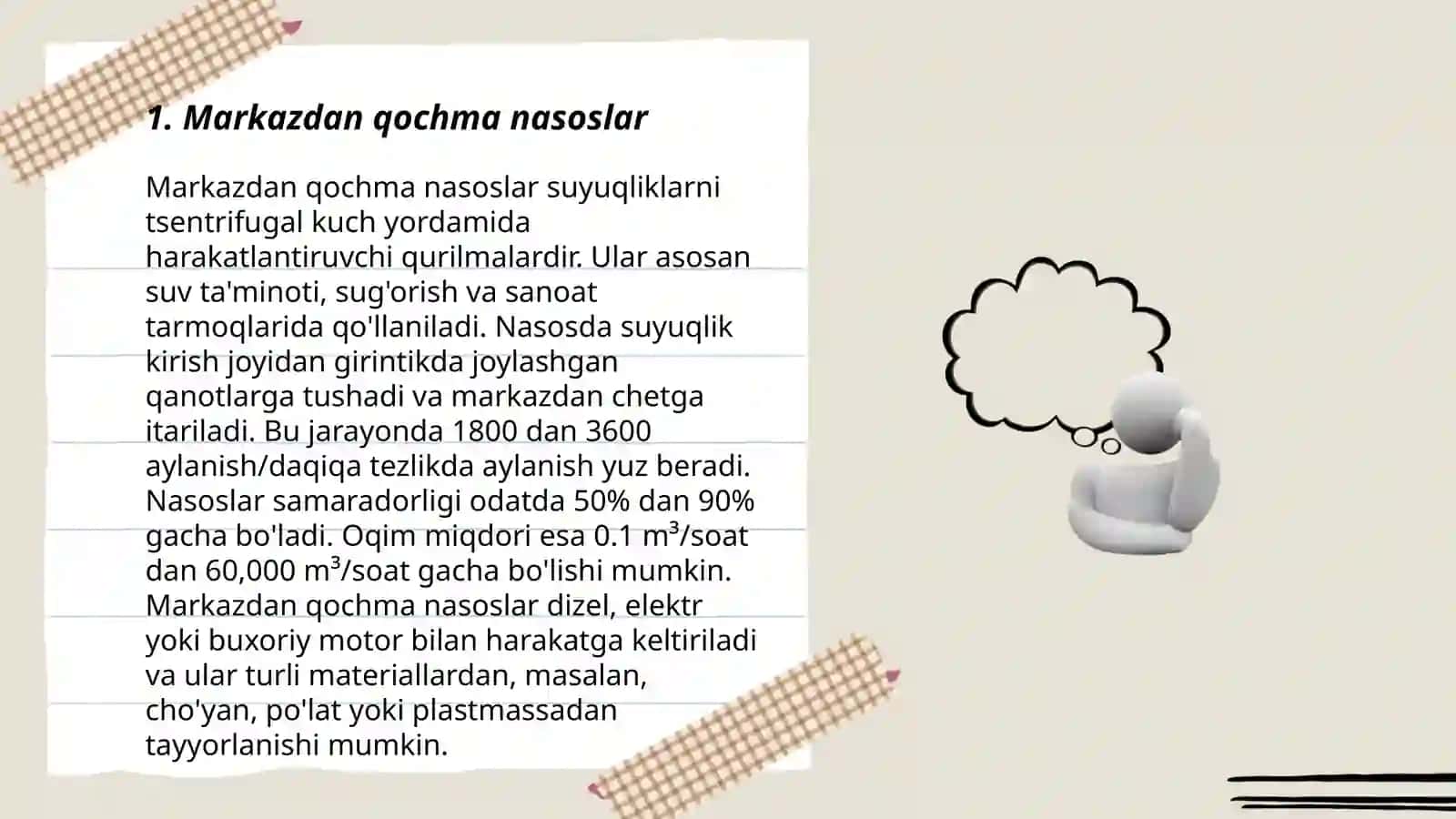 Markazdan qochma nasoslar 3