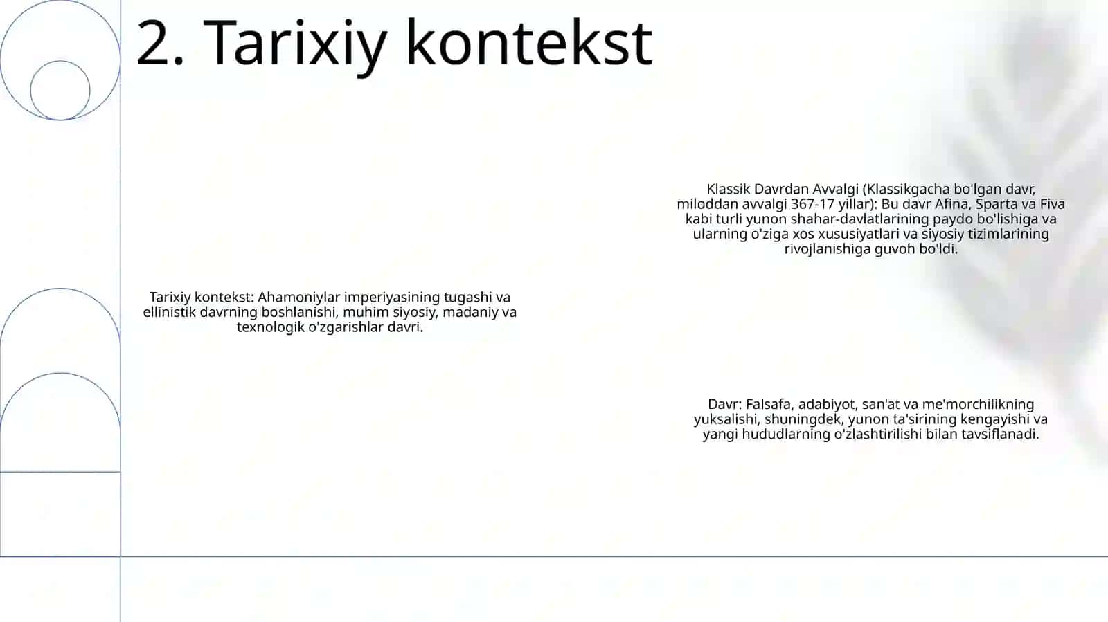 Klassik Davrdan Avvalgi (Mil.Av.367-17Yy.) Davr 3