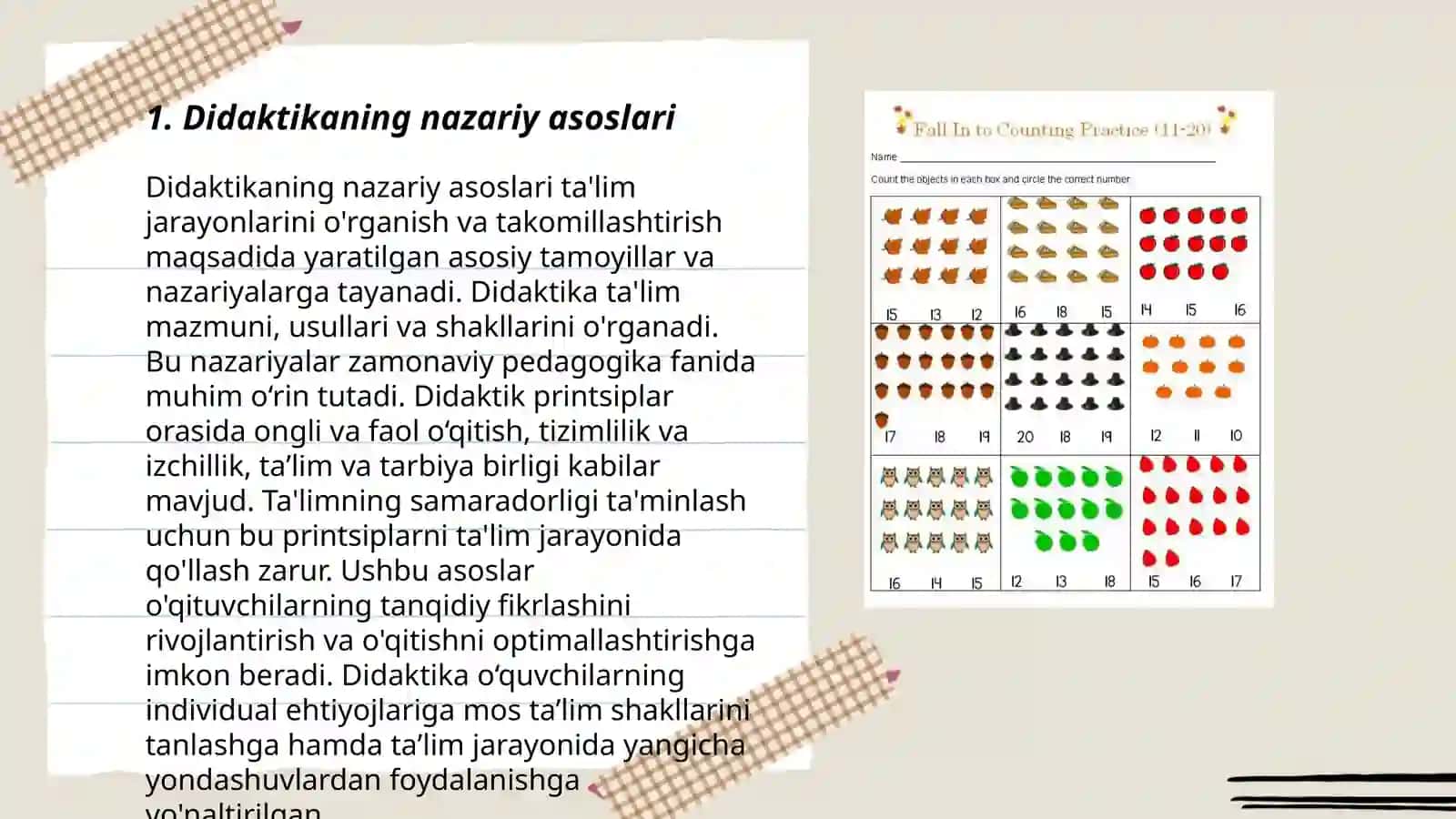 Didaktikaning maqsad va vazifalari 3