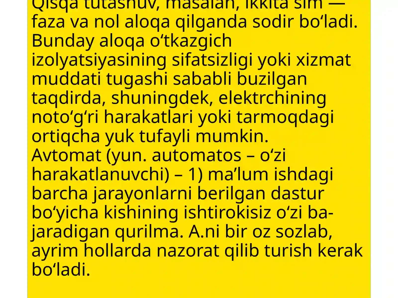 Avtomatik oʻchirgich 3