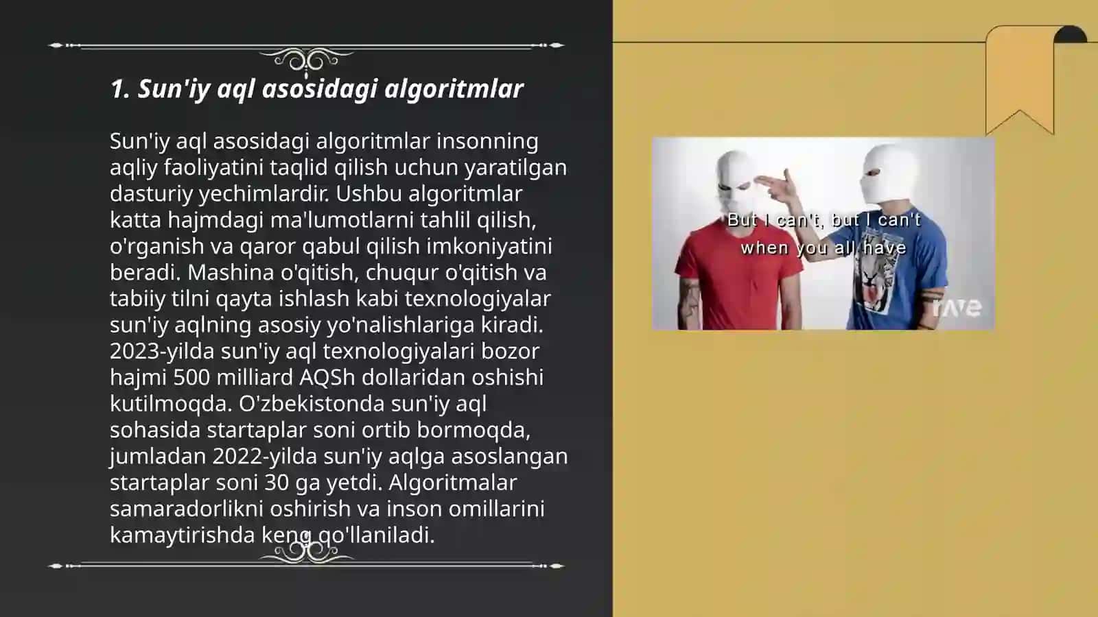 Sun'iy aql asosidagi algoritmlar 3