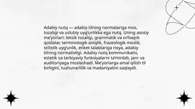 Nutq va adabiy me'yor 3