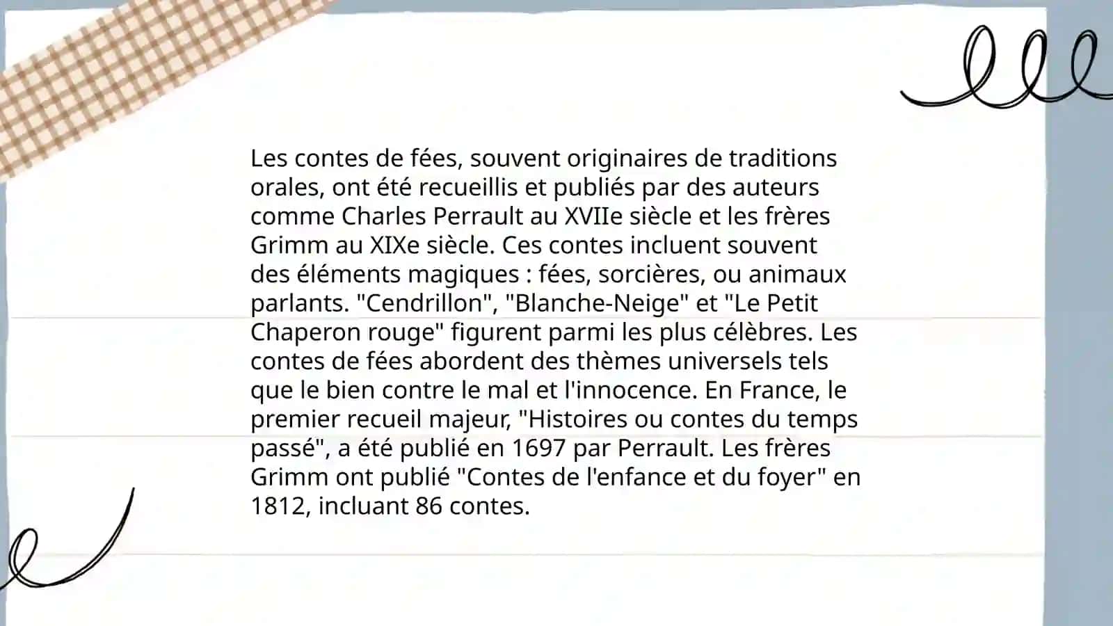 Les contes de fées 3