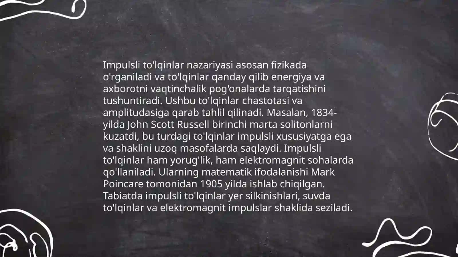 Impulsli toklar va ular bilan davolash usullari 3