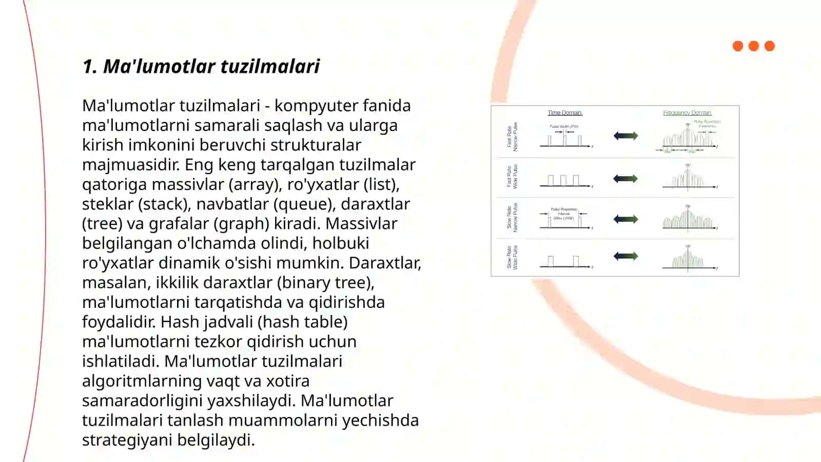 Ma'lumotlar tuzilmalari 3