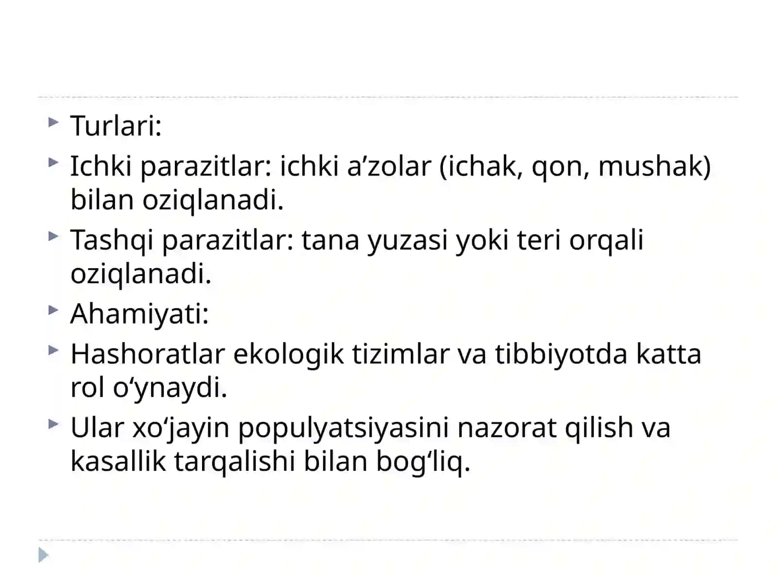 Hashoratlarning rivojlanishi va shakillari 3