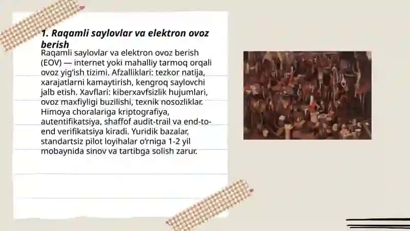 Raqamli saylovlar va elektron ovoz berish 3