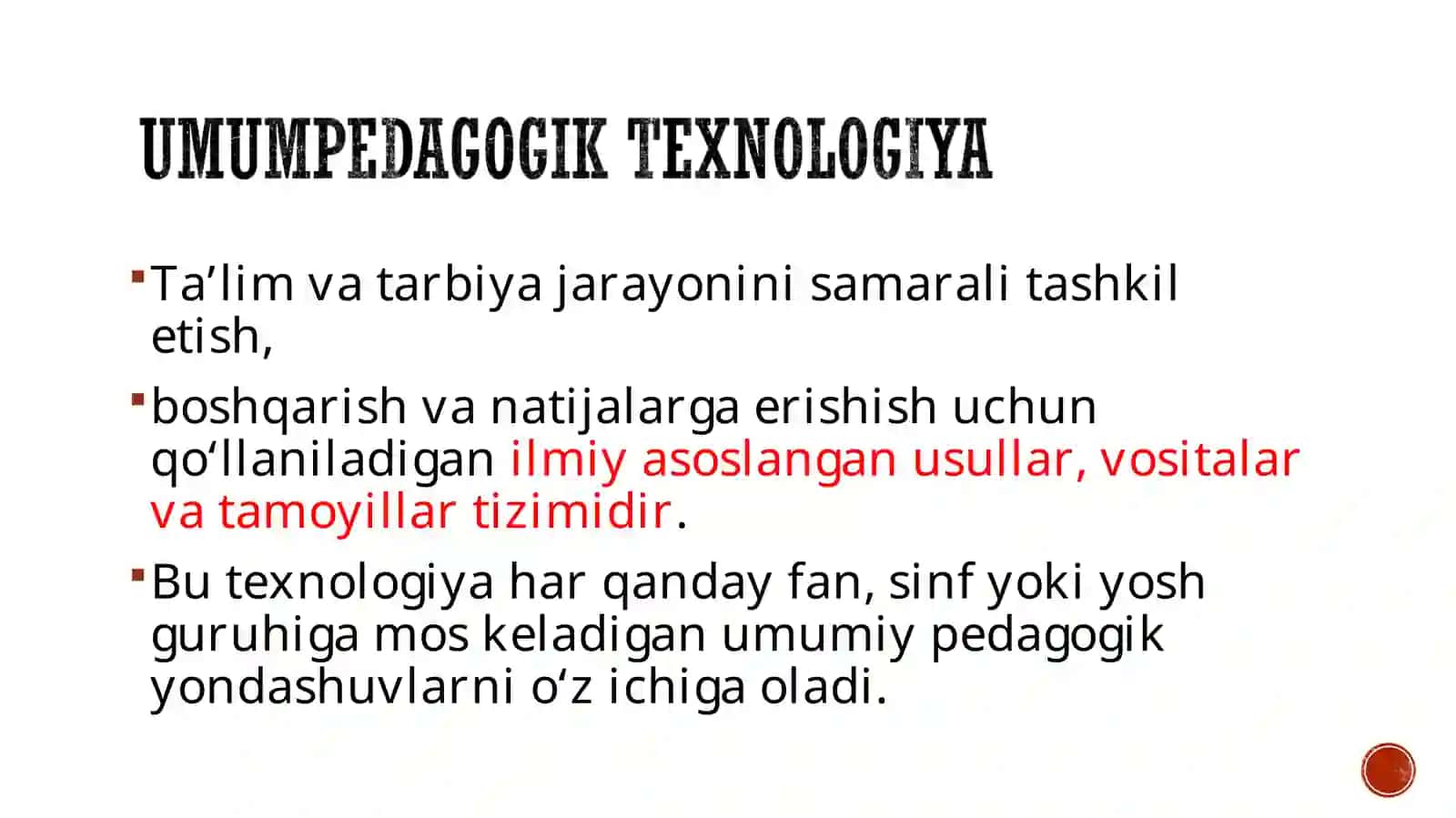 Texnologiya inson tomonidan tabiiy resurslardan oddiy qurol sifatida foydalanish 3