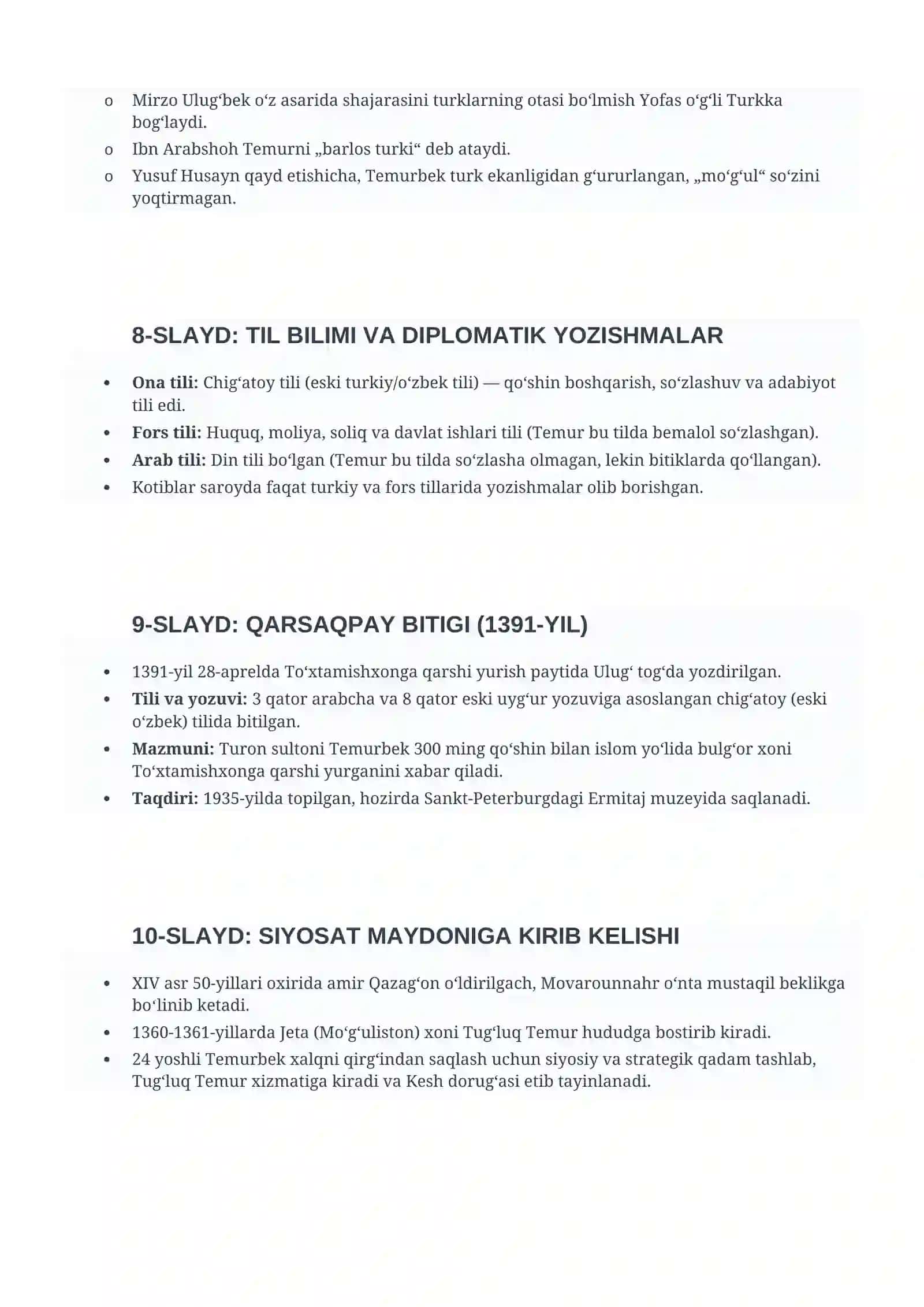 AMIR TEMUR — BUYUK SARKARDA VA DAVLAT ARBOBI 3