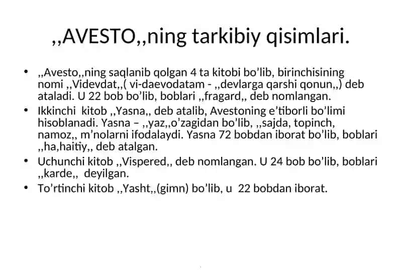 Zardushtiylikning vujudga kelishi 3