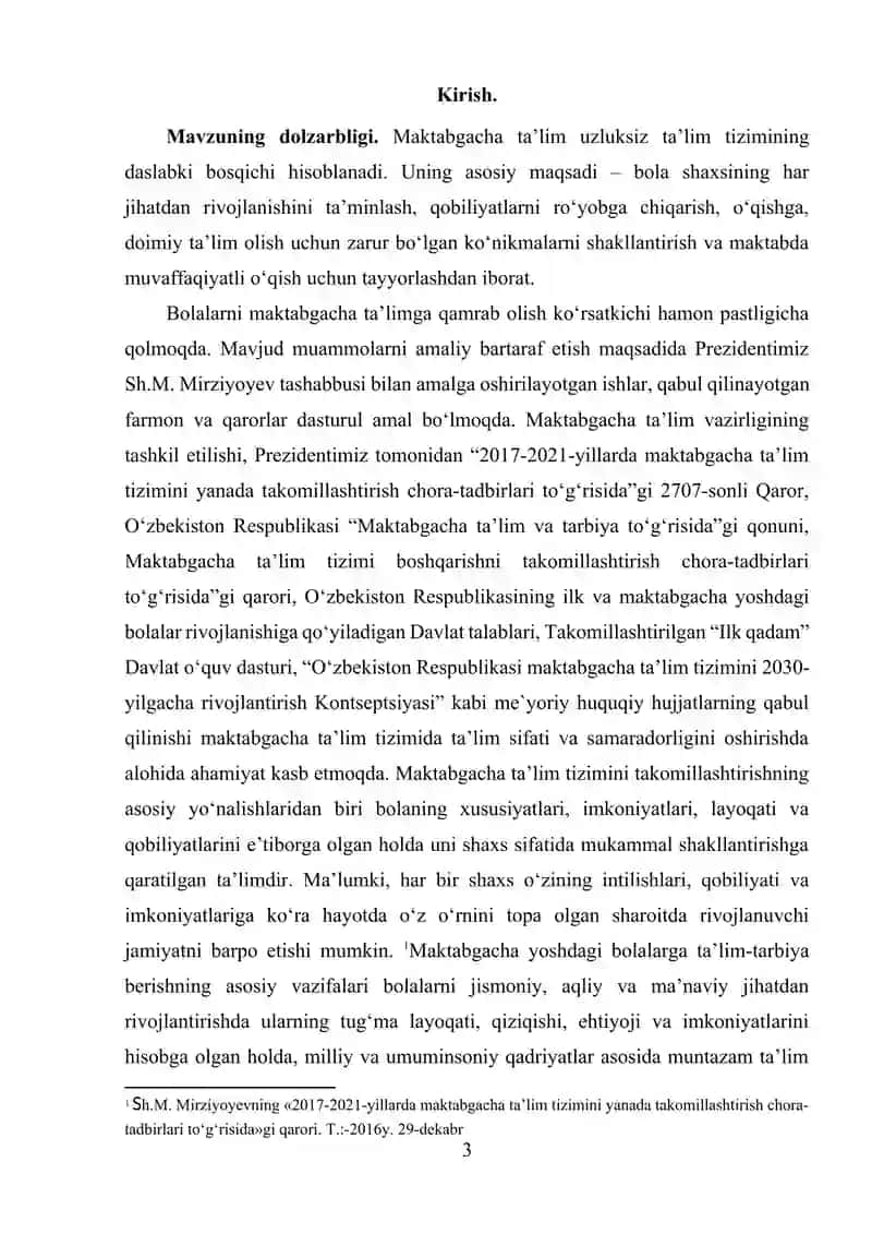 Maktabgacha ta’lim tarbiyani tashkil etish 3