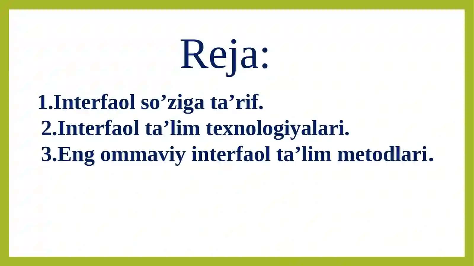 Interfaol ta’lim texnologiyalari 3