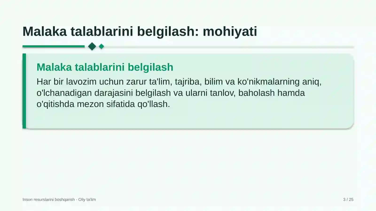 Beton zavodlarida malaka talablarini belgilash 3