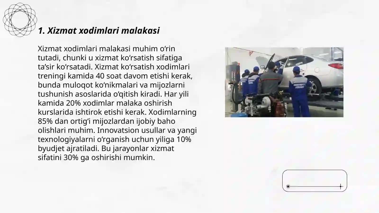 Xizmat xodimlari malakasi 3