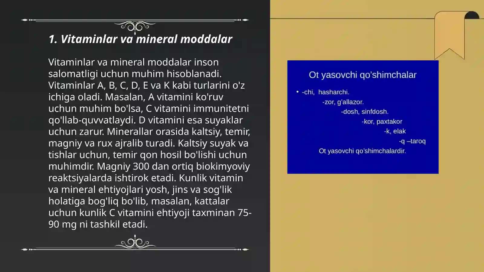 Vitaminlar va mineral moddalar 3