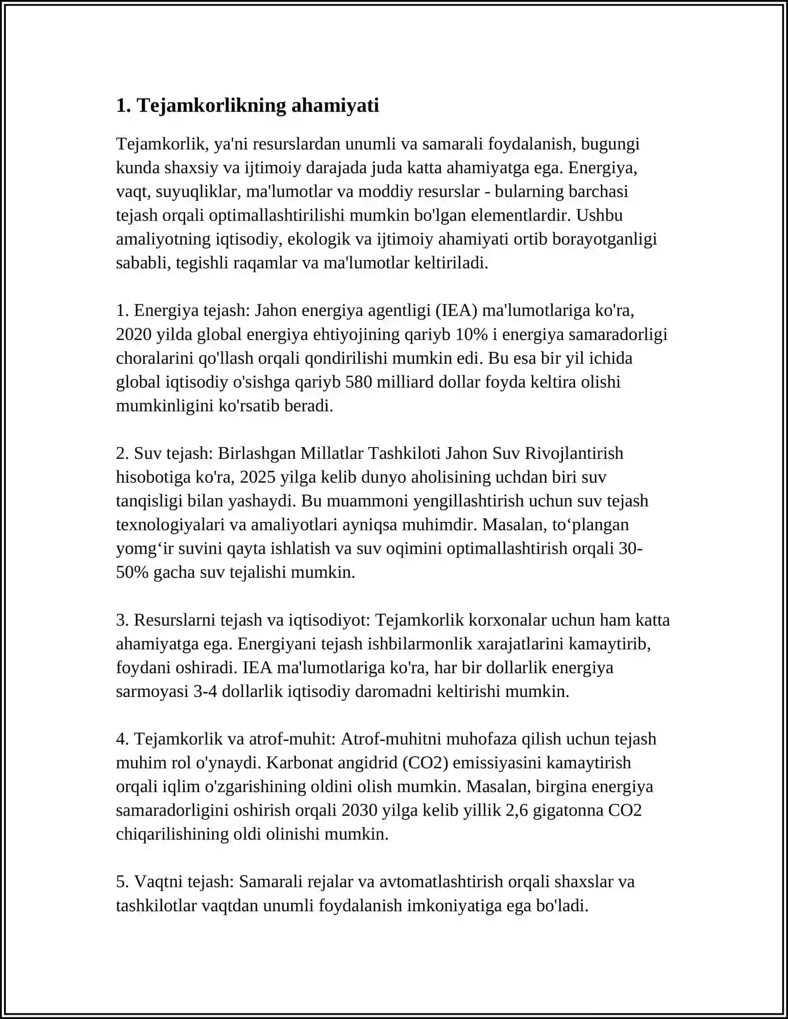 TEJAMKORLIK-FAROVONLIK GAROVI 3