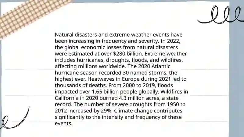 Natural Disasters and Extreme Weather Events 3