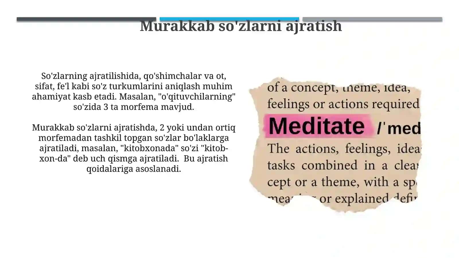 Murakkab so'zlarni ajratish 3