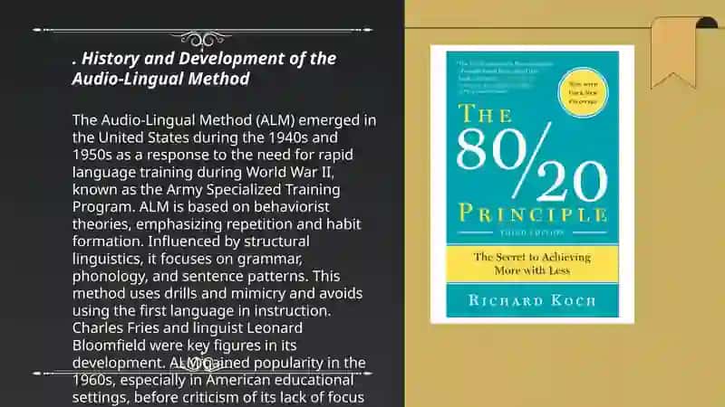 The main principles of audio lingual methods 3