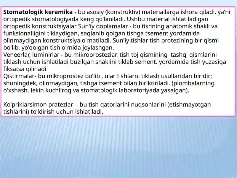 Sirkoniydioksid, stomatologik, keramika, farfor 3