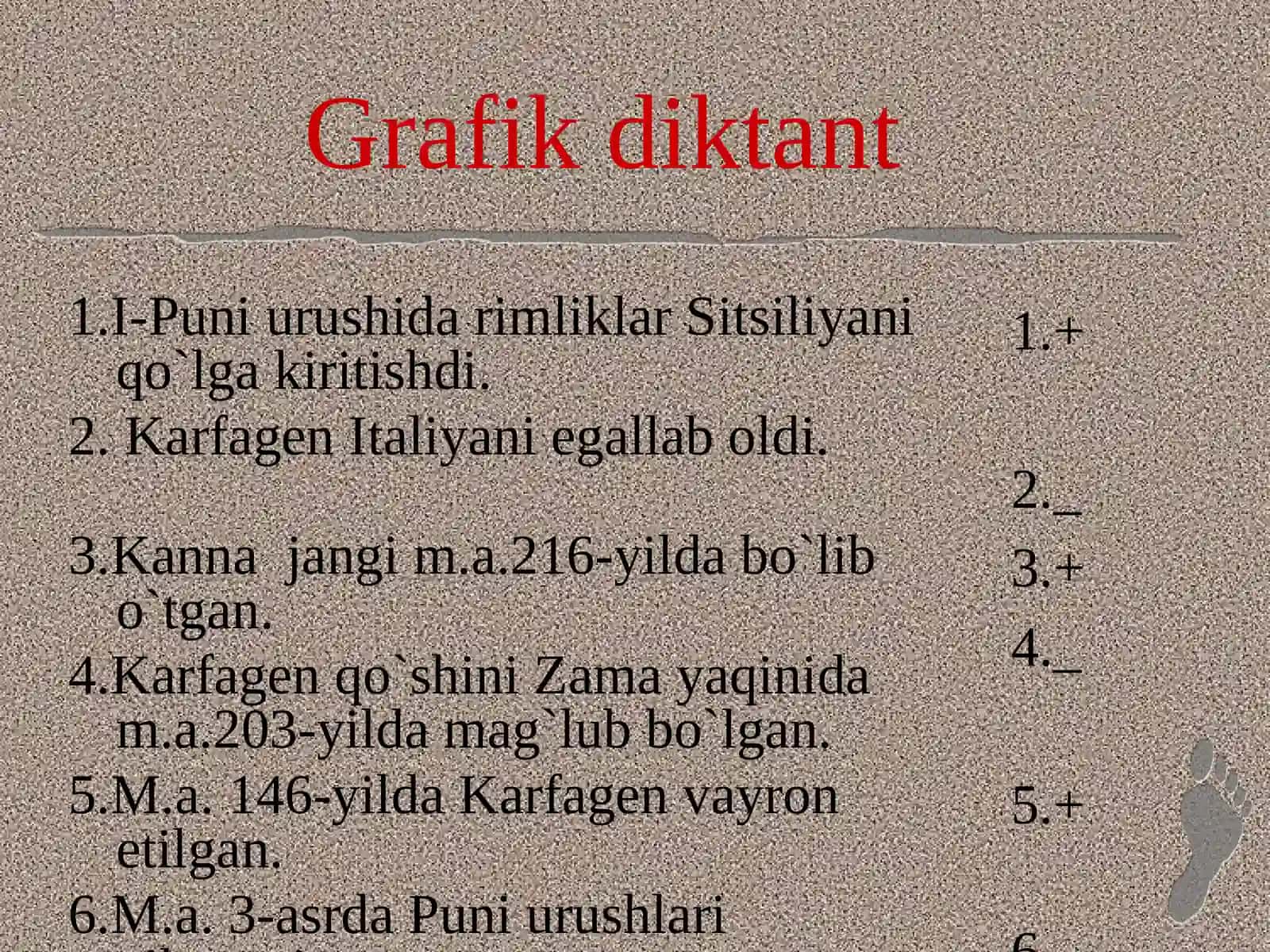 6-sinf Tarixdan dars ishlanma. Rimda qullar va gladiatorlar 3