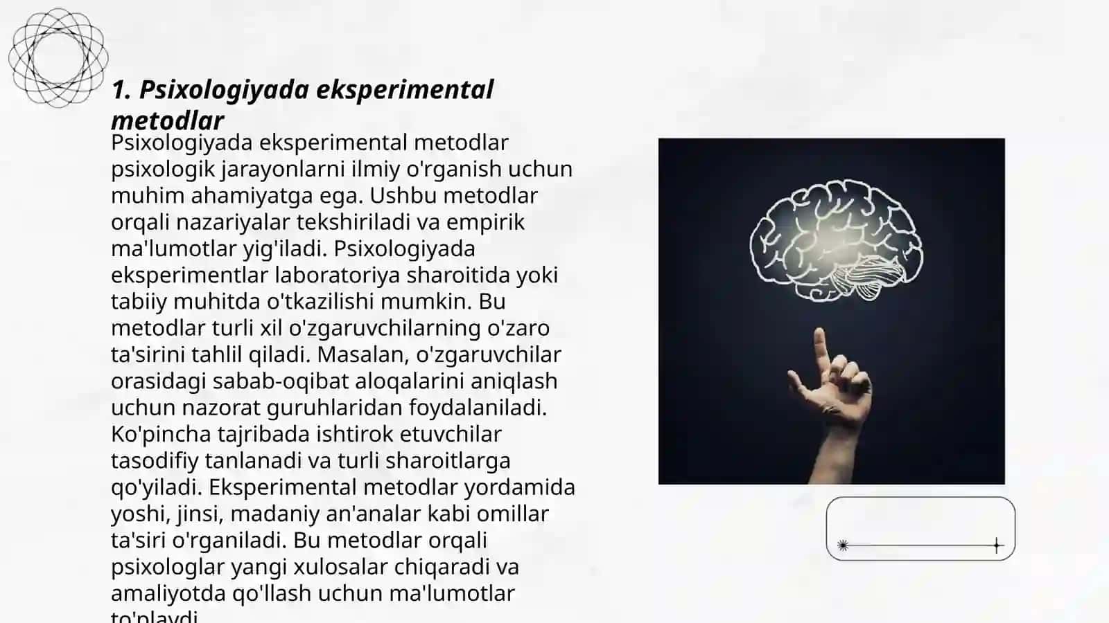 Psixologiyada eksperimintal paradigma 3