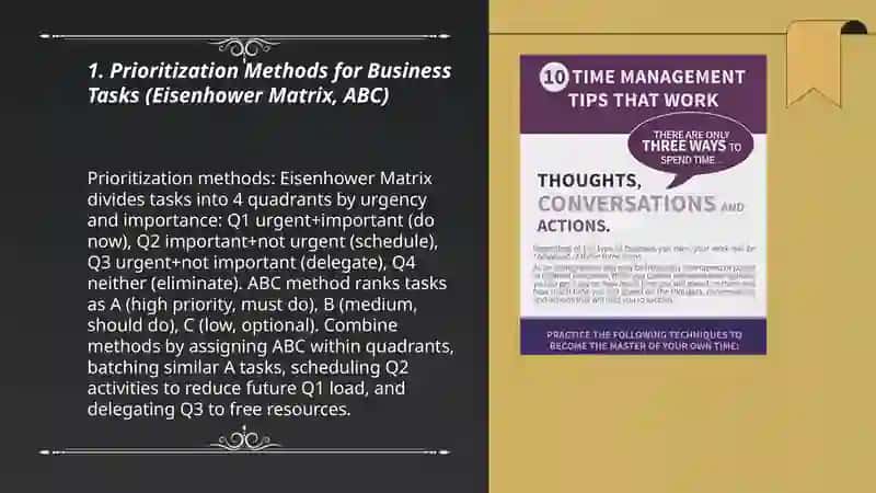 Time Management in Business 3